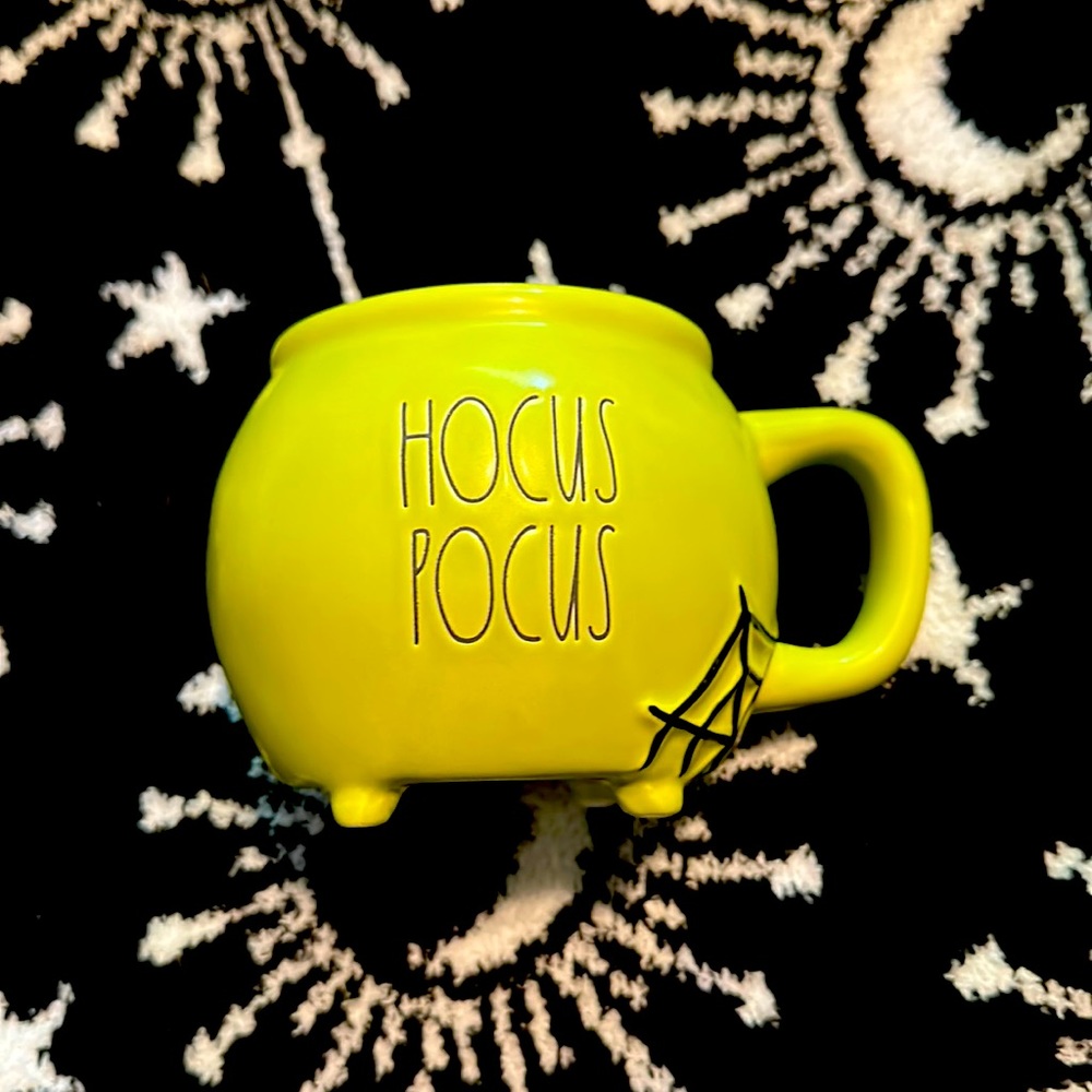 Rae Dunn artisan collection Hocus Pocus cauldron mug